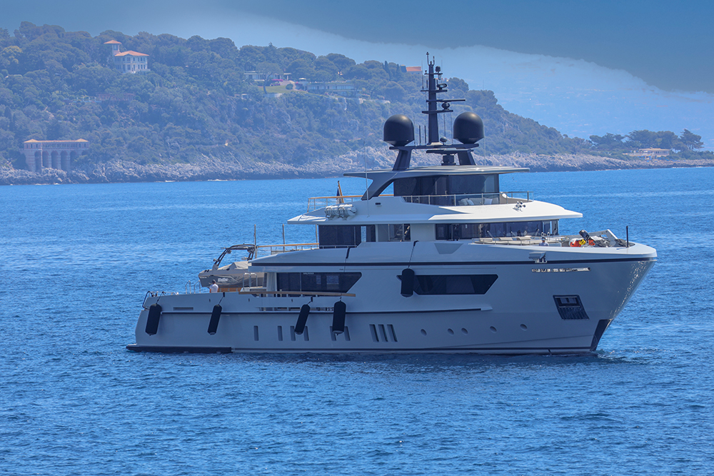 SuperYacht on the South of France